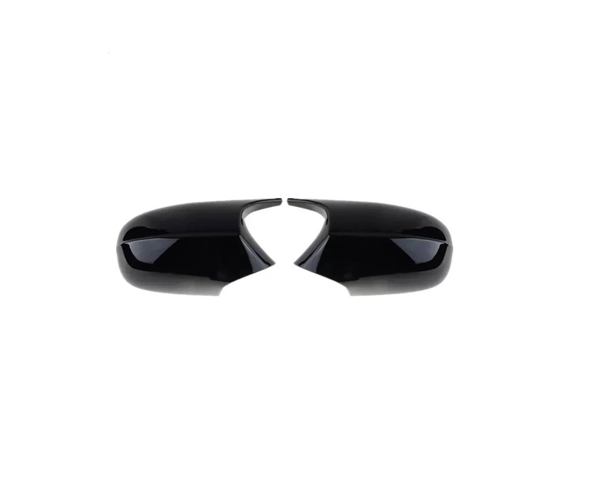 Türspiegelabdeckungen Ersatz-Abdeckkappe Rückspiegelglas Aus ABS-Paste Für 1er 3er E87 E81 E82 E90 E91 E92 E93 51167205292 51167135098 Spiegelgehäuse(Black) von Lnojxxk