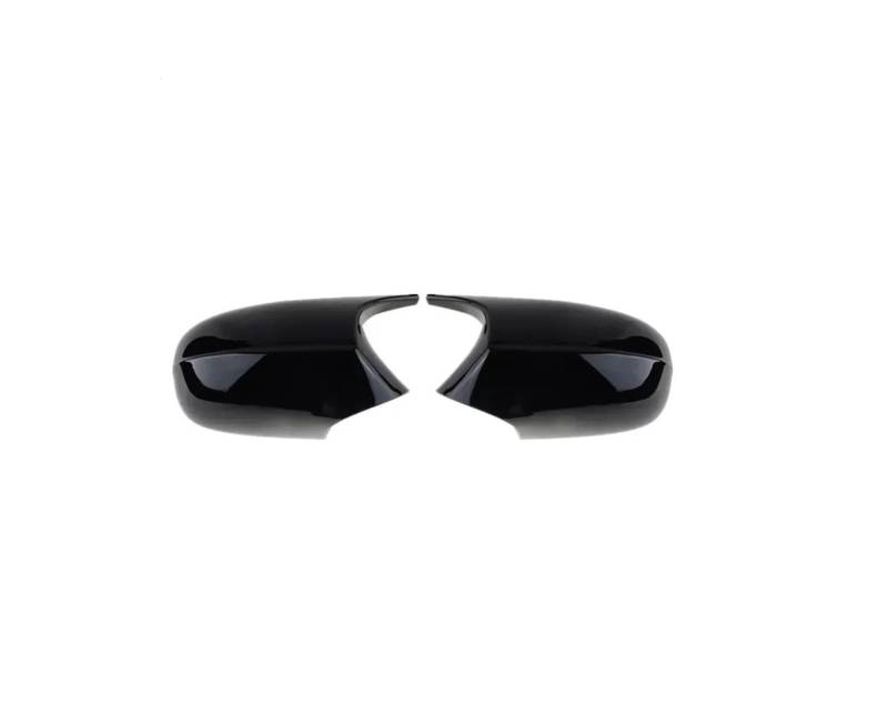 Türspiegelabdeckungen Ersatz-Abdeckkappe Rückspiegelglas Aus ABS-Paste Für 1er 3er E87 E81 E82 E90 E91 E92 E93 51167205292 51167135098 Spiegelgehäuse(Black) von Lnojxxk