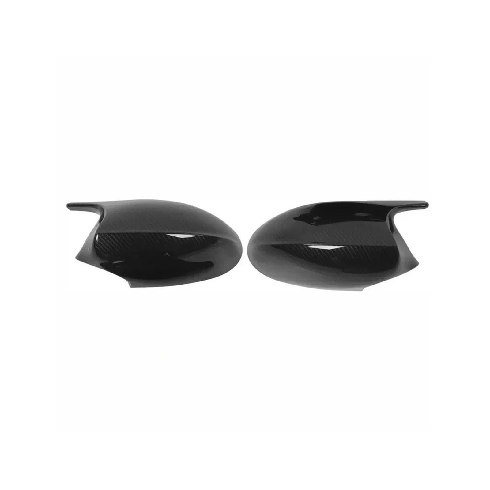 Türspiegelabdeckungen Ersatz-Abdeckkappe Rückspiegelglas Aus ABS-Paste Für 1er 3er E87 E81 E82 E90 E91 E92 E93 51167205292 51167135098 Spiegelgehäuse(Carbon Fiber Pre) von Lnojxxk