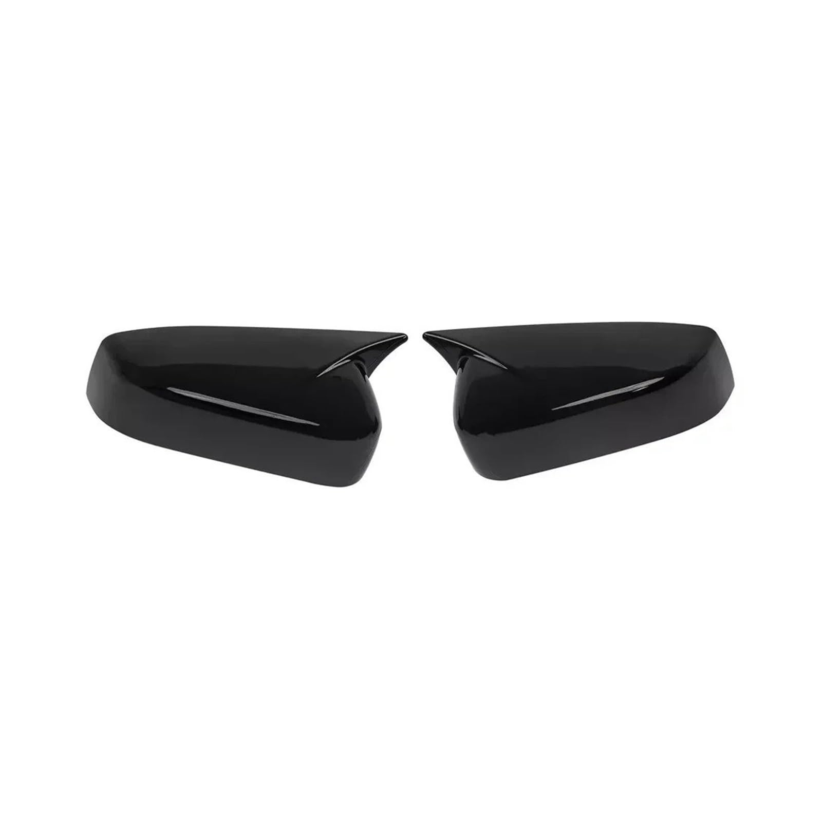 Türspiegelabdeckungen Für Ford Für Mustang 2010 2011 2012 2013 2014 Auto-Rückspiegelabdeckung Flügelkappe Außentürgehäuse Schalenverkleidung Aufkleber Spiegelgehäuse(Gloss Black) von Lnojxxk