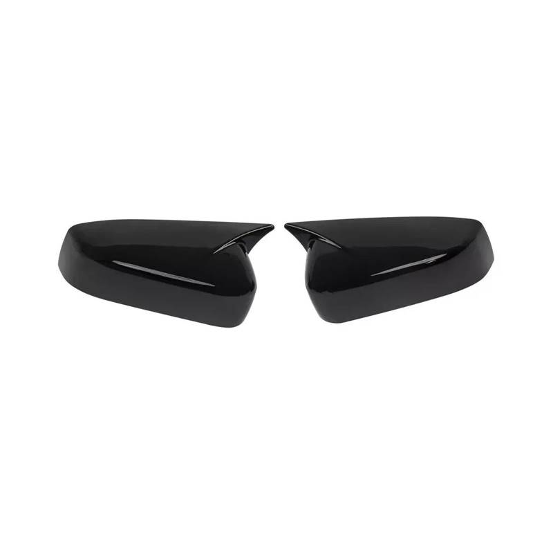Türspiegelabdeckungen Für Ford Für Mustang 2010 2011 2012 2013 2014 Auto-Rückspiegelabdeckung Flügelkappe Außentürgehäuse Schalenverkleidung Aufkleber Spiegelgehäuse(Gloss Black) von Lnojxxk