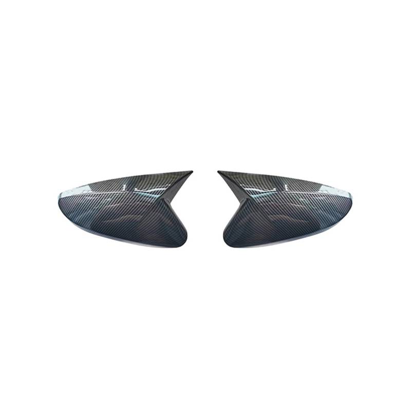 Türspiegelabdeckungen Für Hyundai Für Veloster 2012 2013 2014 2015-2018 Auto Rückspiegel Abdeckung Außen Zubehör Ox Horn Seite Shell Reverse Caps Trim Carbon Fiber Spiegelgehäuse(Carbon Fiber Pattern von Lnojxxk