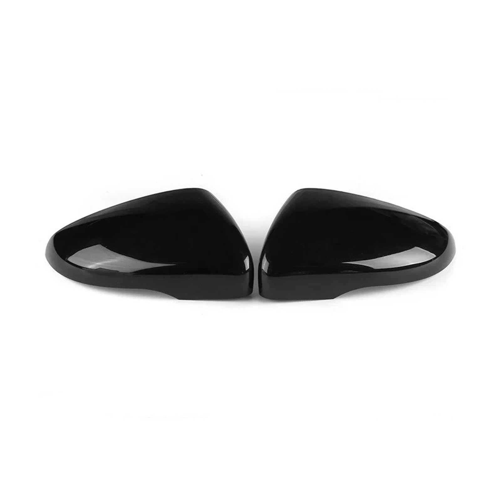 Türspiegelabdeckungen Für VW Für Golf 6 MK6 Für GTI Für GTD R 2009-2014 Paar Autoseitenrückspiegel-Abdeckkappe Rückspiegelgehäuseabdeckung Autozubehör Spiegelgehäuse(Glossy Black) von Lnojxxk