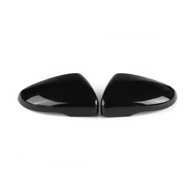 Türspiegelabdeckungen Für VW Für Golf 6 MK6 Für GTI Für GTD R 2009-2014 Paar Autoseitenrückspiegel-Abdeckkappe Rückspiegelgehäuseabdeckung Autozubehör Spiegelgehäuse(Glossy Black) von Lnojxxk