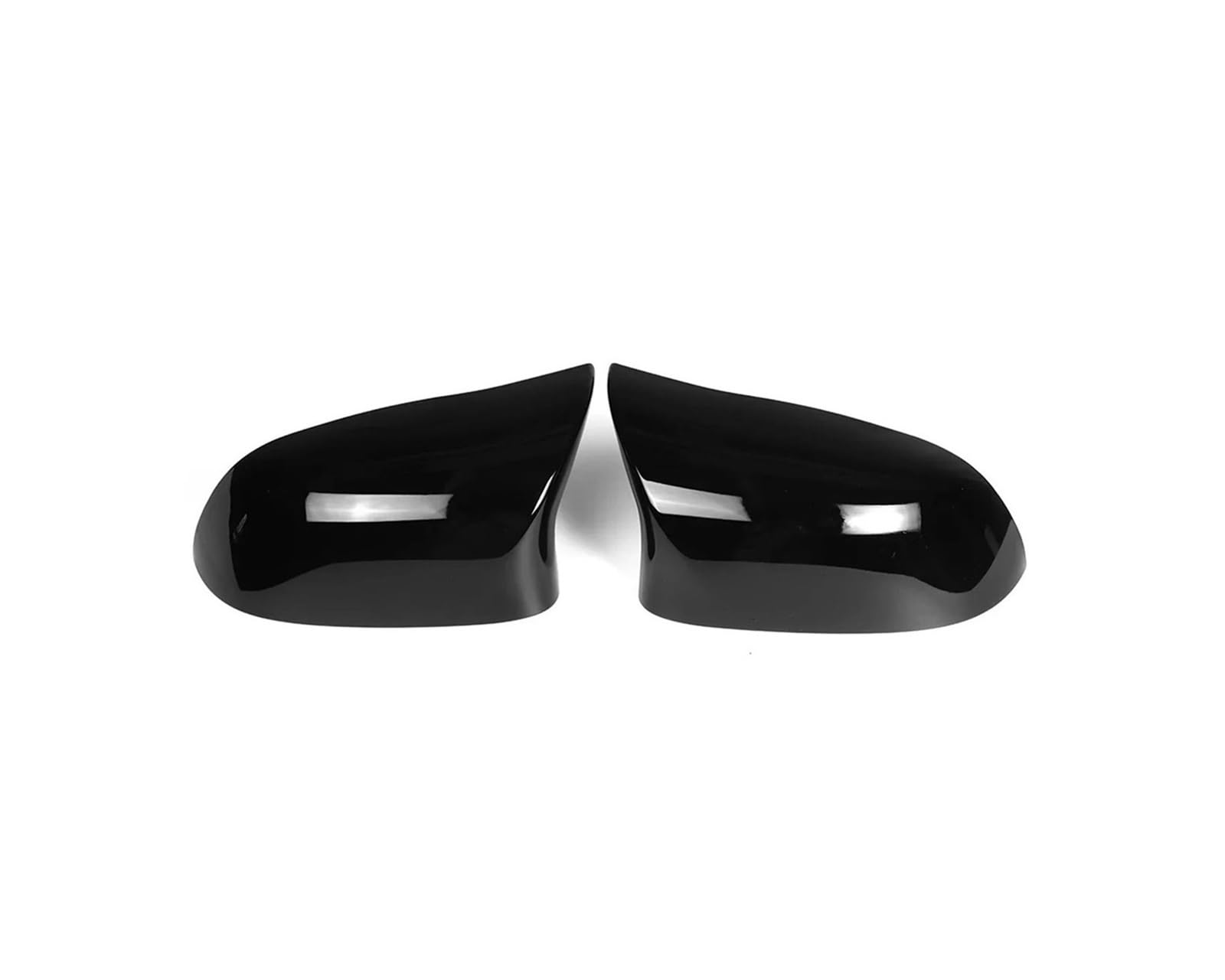 Türspiegelabdeckungen Für X5 F15 Für X6 F16 2014 2015 2016 2017 2018 Paar Rückspiegelkappe Auto Seitentürspiegelabdeckung Flügelkappe Ersatz 51167365113 Spiegelgehäuse(Glossy Black) von Lnojxxk
