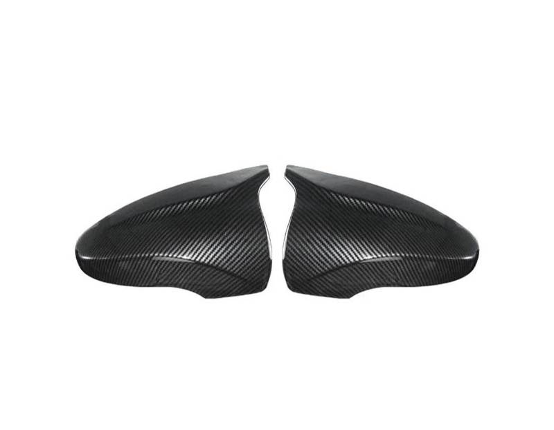 Türspiegelabdeckungen Rückspiegel-Abdeckkappen Für Die Seitenspiegel Ersatz-Shell Für VW Für Jetta MK6 Für Passat B7 Für Scirocco Für Käfer CC EOS Spiegelgehäuse(Carbon Look) von Lnojxxk