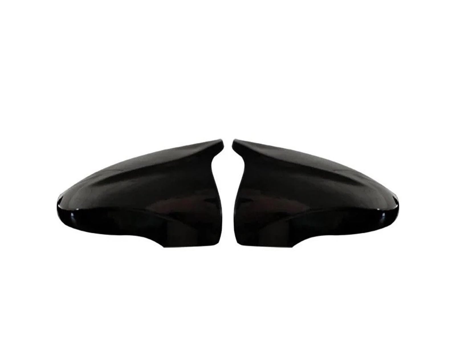 Türspiegelabdeckungen Rückspiegel-Abdeckkappen Für Die Seitenspiegel Ersatz-Shell Für VW Für Jetta MK6 Für Passat B7 Für Scirocco Für Käfer CC EOS Spiegelgehäuse(Gloss Black) von Lnojxxk