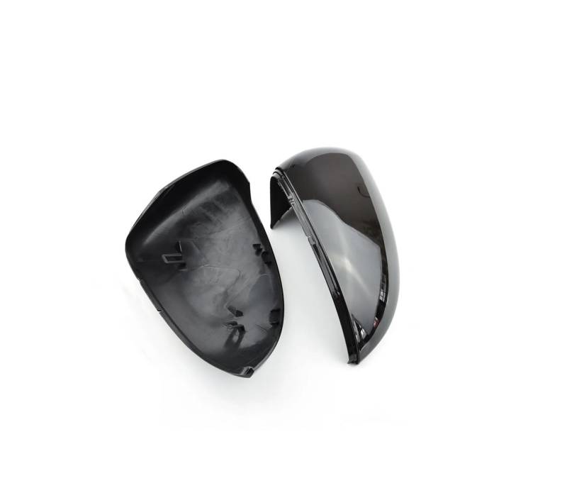Türspiegelabdeckungen Rückspiegelabdeckung Seitenflügel-Rückspiegelgehäuseabdeckungen Glänzend Schwarz Für VW Für Golf 7 MK7 MK7.5 Für GTI R Für GTE Für GTD 2013–2018 Spiegelgehäuse(Bright Black) von Lnojxxk