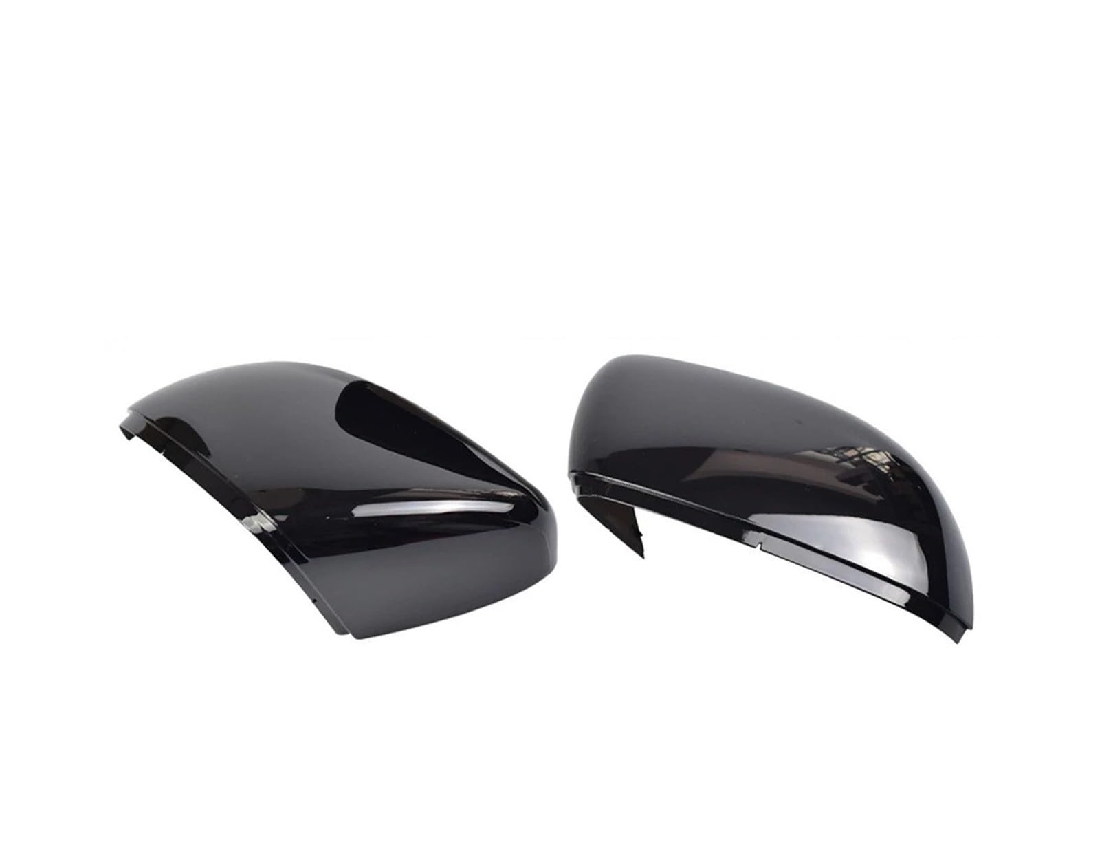 Türspiegelabdeckungen Seite Spiegel Abdeckung Für VW Für Golf 6 VI MK6 Für GTI R20 2010 2011 2012 2013Ersatz Spiegel Abdeckung Kappe Rück Spiegelgehäuse(Bright Black) von Lnojxxk