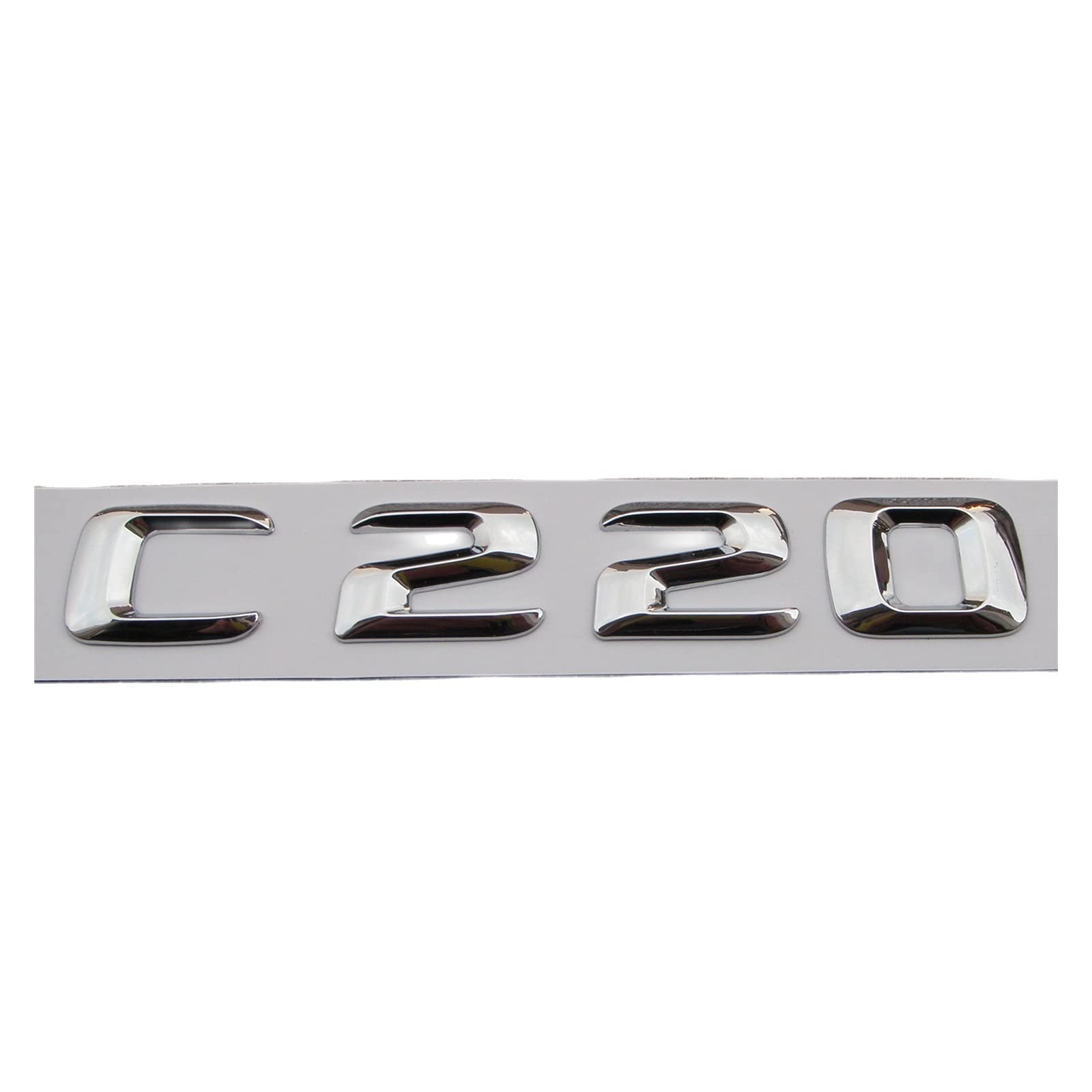 LORIER ABS-Kunststoff-Kofferraum-hintere Buchstaben-Abzeichen-Emblem-Aufkleber-Aufkleber, kompatibel mit Mercedes Benz C-Klasse C220 Logoaufkleber und Aufkleber LORIER ABS-Kunststoff-Kofferraum-hintere Buchstaben-Abzeichen-Emblem-Aufkleber-Aufkleber, kompatibel mit Mercedes Benz C-Klasse C220 Logoaufkleber und Aufkleber von LoRier