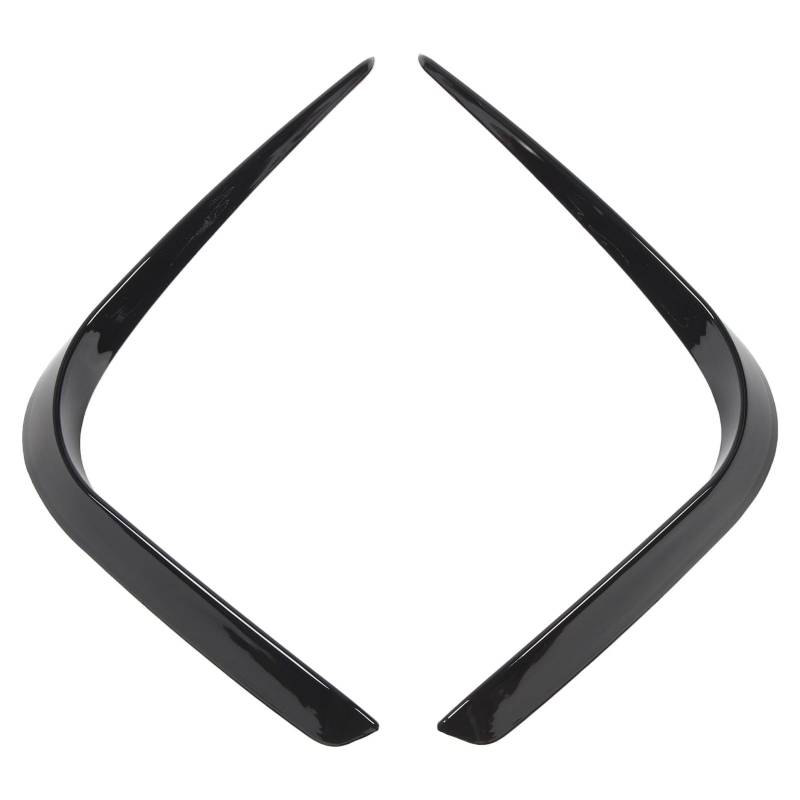 1 Pair Front Bumper Spoiler Bright Black Left Right Splitter Trim Fit For X5 G05 M Sport 2019 to 2023 von Loboo Idea