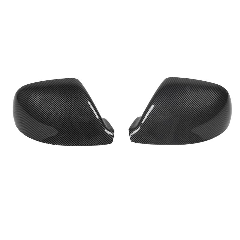Car Door Rear View Mirror Cover Scratch ResistHousing Caps T5.1 T6 Pair for Right Hand Drive Vehicles (Kohlefaserfarbe) von Loboo Idea