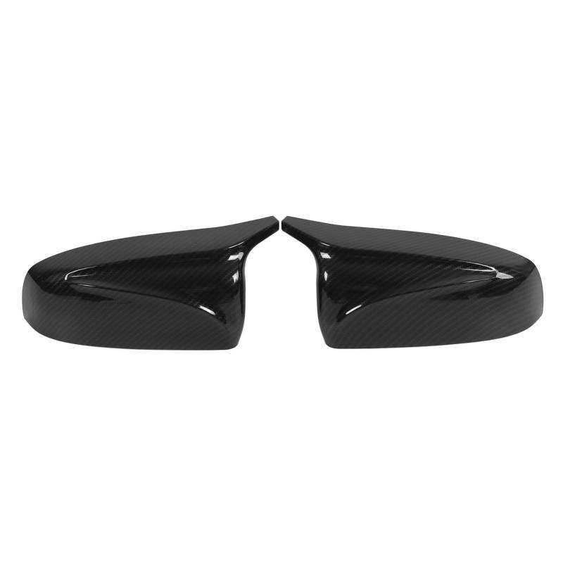 Car Side Door Mirror Cover Caps Trim Replacement E70 X5 2007‑2013 Protective ResistABS Material (Carbon Fiber Pattern) von Loboo Idea