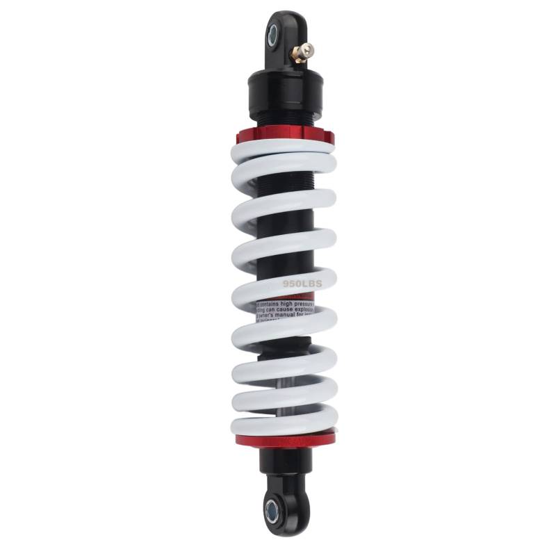 HINTERS CHOCK DAMPER SUSPENSIONS FRÜHLING FÜR DIRT BIKE ATV 290MM SCHWARZ WEIß von Loboo Idea