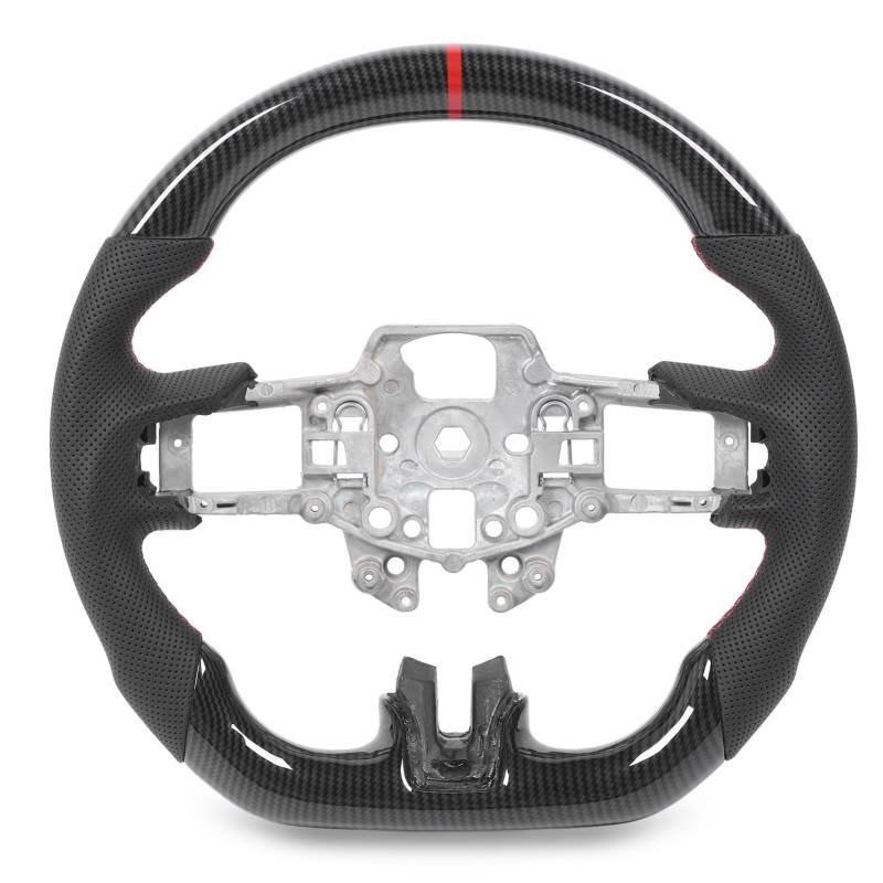 LENKRAD IN CARBONFASER-OPTIK MIT ERGONOMISCHEM GRIFF FÜR V6 ECOBOOST GT SHELBY 2015‑2017 von Loboo Idea