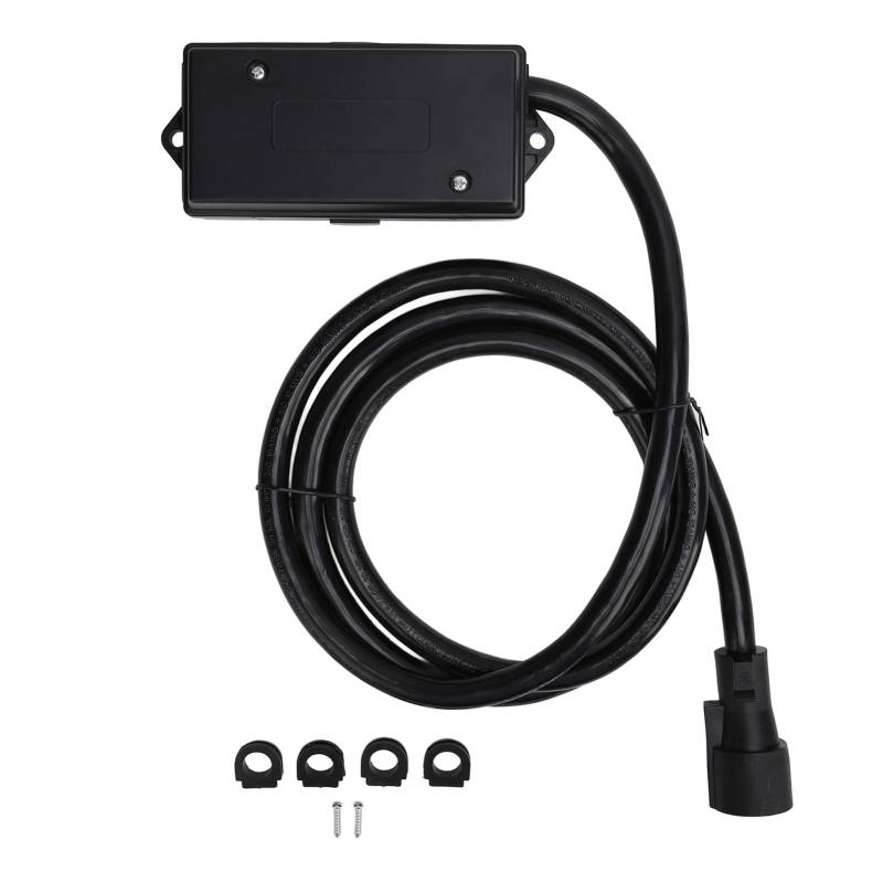 Loboo Idea 7 -Wege -Stecker -Inline -Anhängerkabel wetterfeste 8ft 7 Pin -Anschluss Kabelbaum für Anhänger RV Truck von Loboo Idea