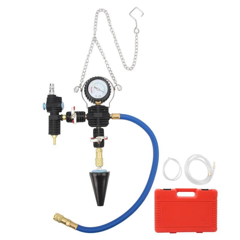 Loboo Idea CoolRefill Tool Kit Accurate Gauge Scale Flexible Hose Radiator Pressure Tester Kit von Loboo Idea