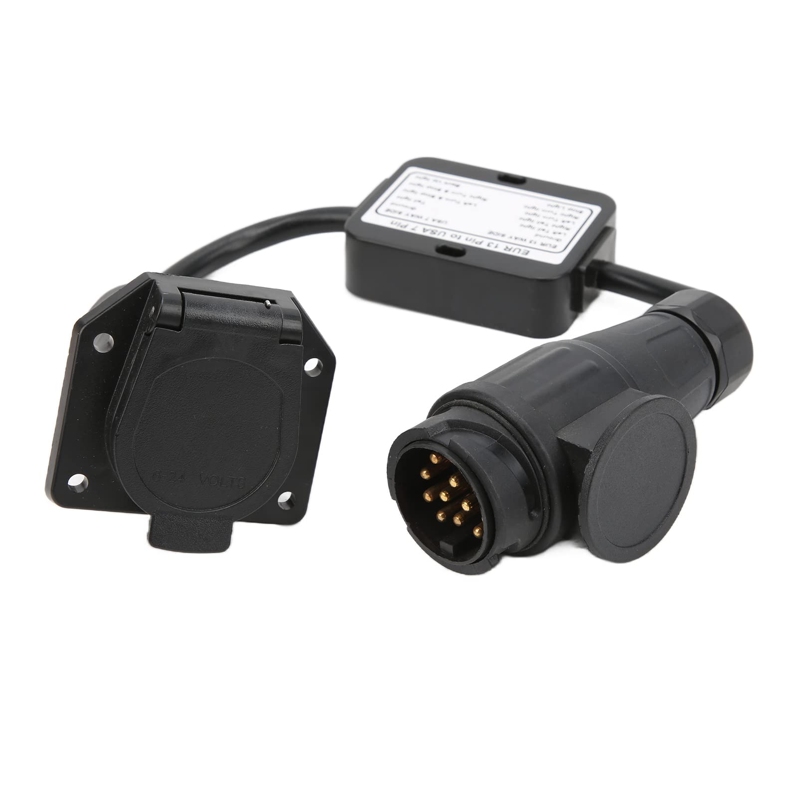Loboo Idea European 13 Pin to7 Way Plug Converter Trailer Light Electrical Loboo Idea European 13 Pin to7 Way Plug Converter Trailer Light Electrical von Loboo Idea