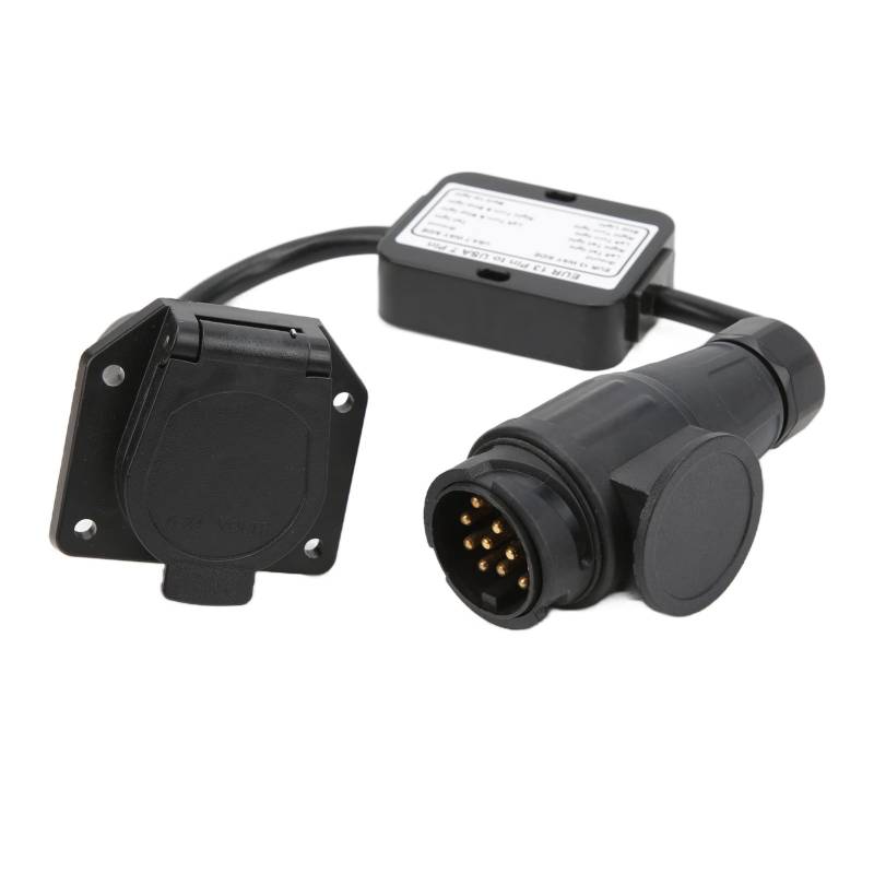 Loboo Idea European 13 Pin to7 Way Plug Converter Trailer Light Electrical von Loboo Idea