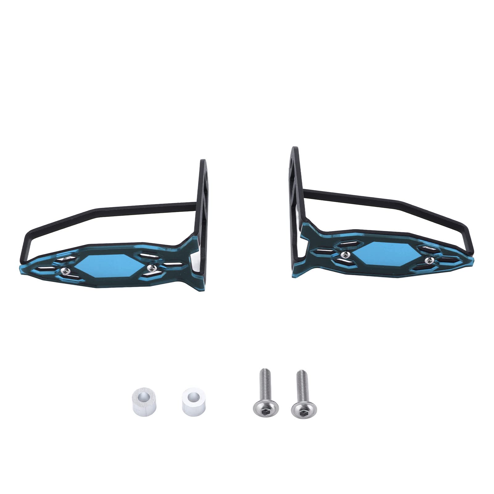 Loboo Idea Motorcycle Turn Signal Lamp Protector High Quality Replacement for R1200GS R1250GS ADV Suitable for F 750 GS F 850 GS R1200GS LC Adventure R1200GS Adv R1250GS Adventure 2 Pcs (Blauer Heck) von Loboo Idea