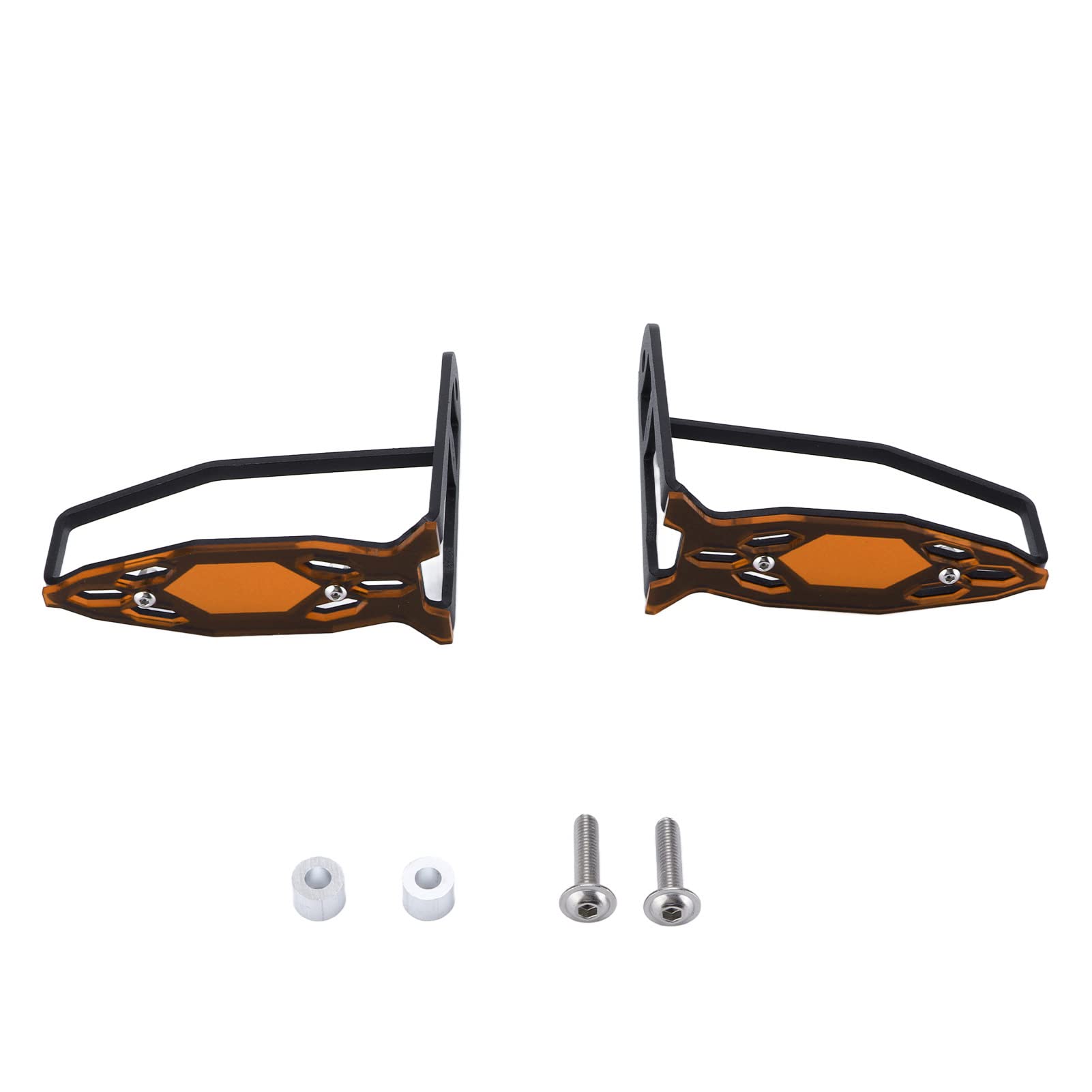 Loboo Idea Motorcycle Turn Signal Lamp Protector High Quality Replacement for R1200GS R1250GS ADV Suitable for F 750 GS F 850 GS R1200GS LC Adventure R1200GS Adv R1250GS Adventure 2 Pcs (Nach Orange) von Loboo Idea