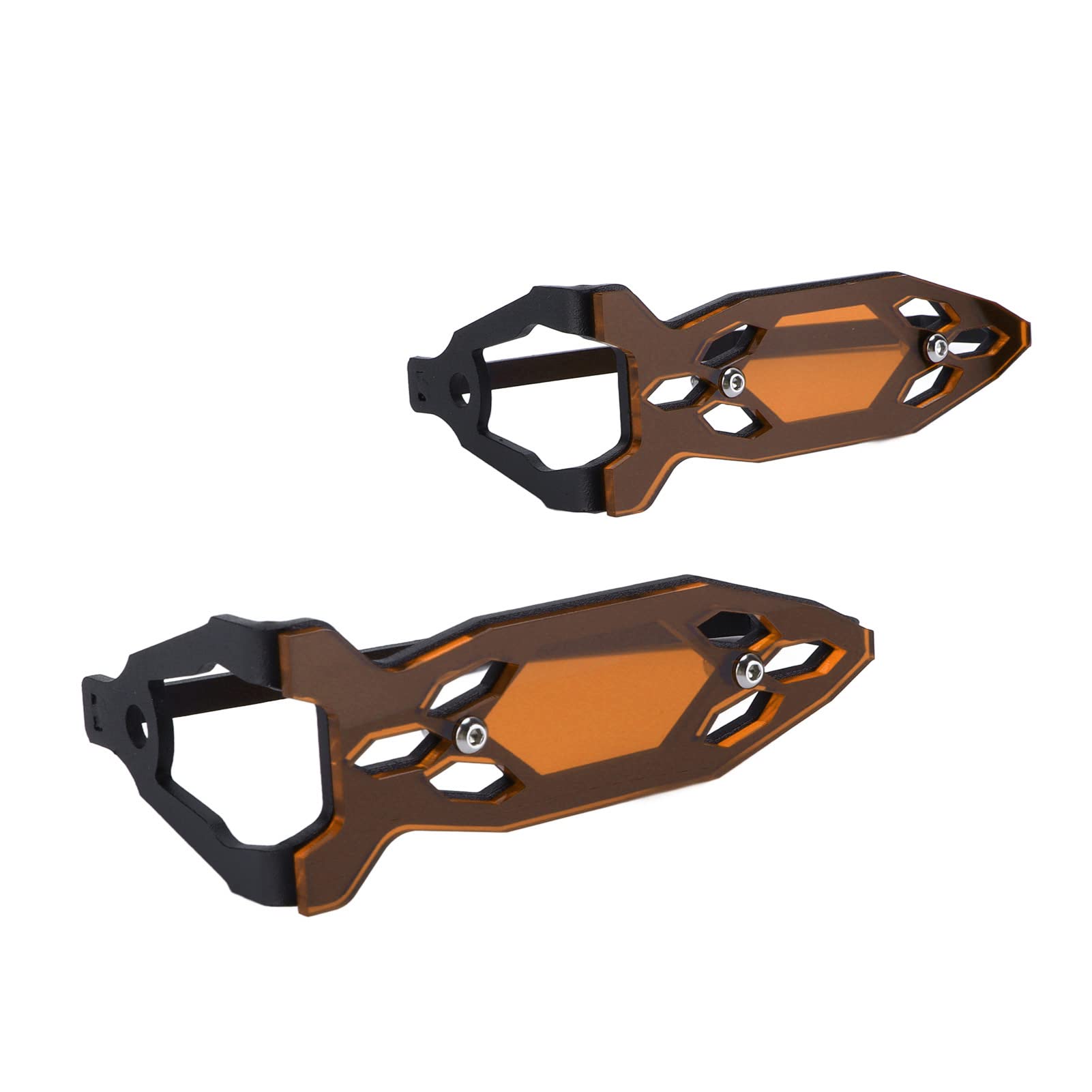 Loboo Idea Motorcycle Turn Signal Lamp Protector High Quality Replacement for R1200GS R1250GS ADV Suitable for F 750 GS F 850 GS R1200GS LC Adventure R1200GS Adv R1250GS Adventure 2 Pcs (Vor Orange) von Loboo Idea