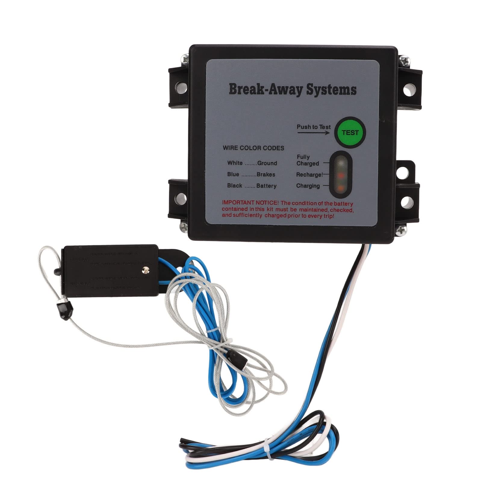 Loboo Idea Trailer Brakes Breakaway KitLED Test Break Away System 12V Universal Vehicle Loboo Idea Trailer Brakes Breakaway KitLED Test Break Away System 12V Universal Vehicle von Loboo Idea