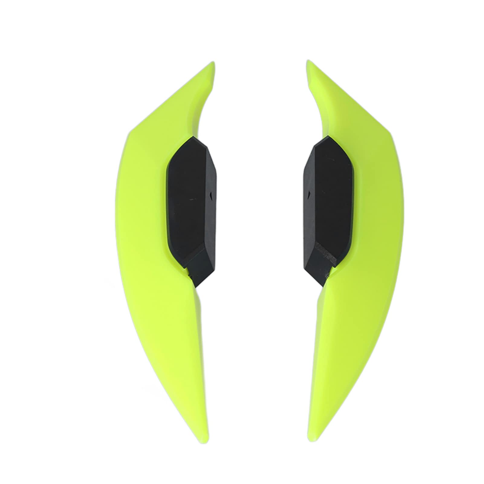 Motorcycle WINGLETS AERODYNAMIC Spoiler Sleek Design for Electric Bikes ATV (Fluorescent Green) von Loboo Idea