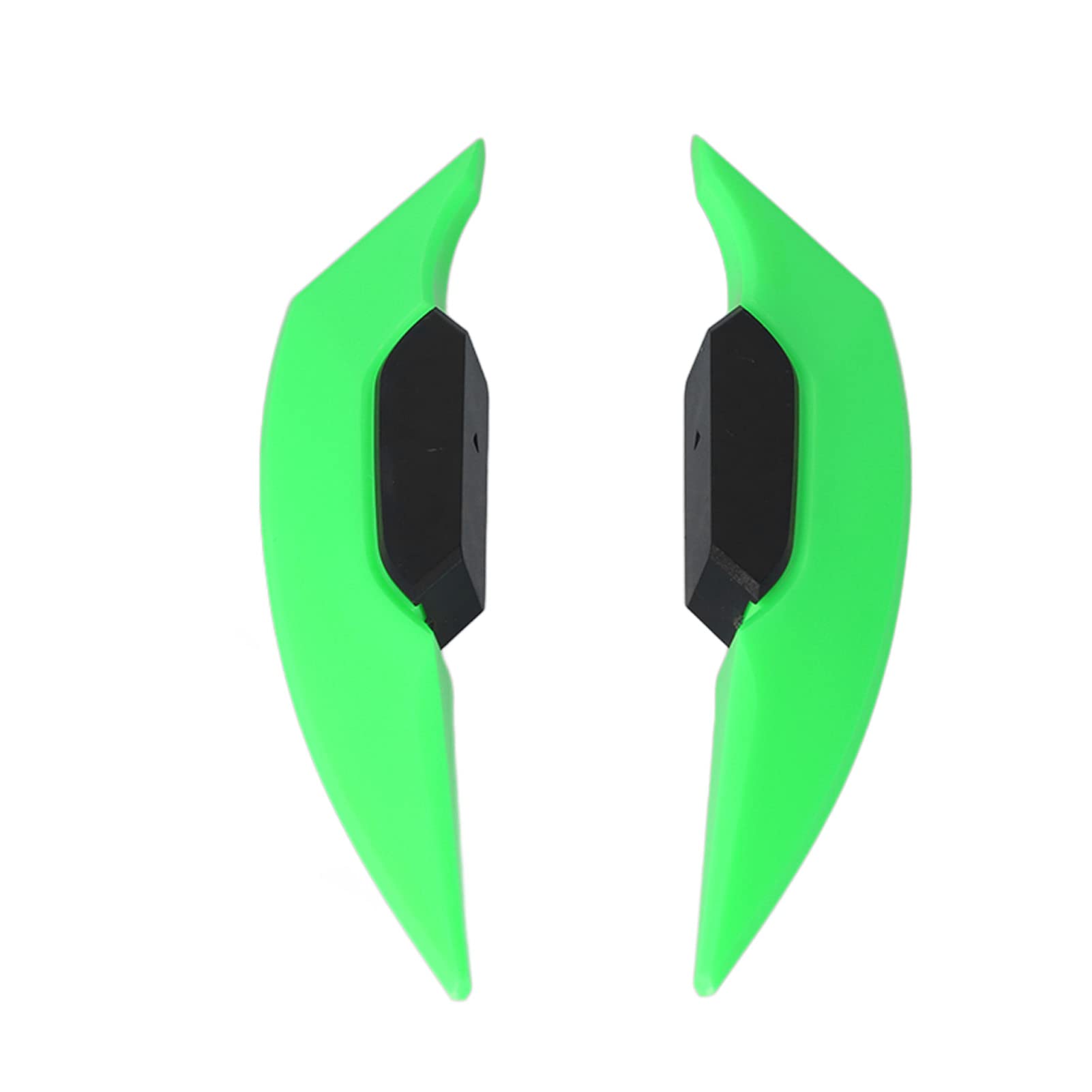Motorcycle WINGLETS AERODYNAMIC Spoiler Sleek Design for Electric Bikes ATV (Grass Green) von Loboo Idea