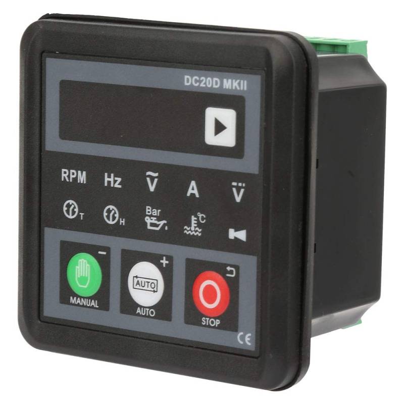 LOCADENCE Generator Steuermodul, DC20D MKII Electronic Generator Controller Modul Bedienfeld für Dieselengine Oder Generator von Locadence