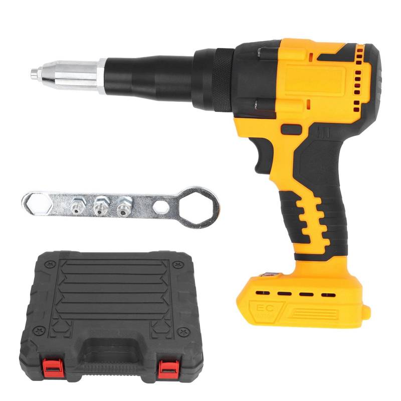 Locadence Cordless Nietpistole, Electric Nietpistole, Pneumatische Nietpistole, Nietpistolen Kit für Mechaniker, Metallarbeiter, Automobilbaugruppe, Bauprofis von Locadence