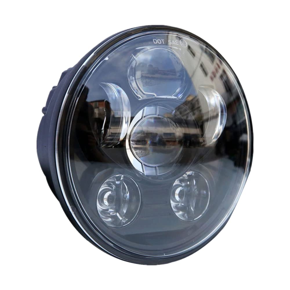 Locisne 5-3 / 4 "5.75" Runde LED Projektion Daymaker Scheinwerfer für Harley Davidson Kickfaire Motorrad Projektor Lichter 45W 9 LED Birne Scheinwerfer Aluminium Lampe Locisne 5-3 / 4 "5.75" Runde LED Projektion Daymaker Scheinwerfer für Harley Davidson Kickfaire Motorrad Projektor Lichter 45W 9 LED Birne Scheinwerfer Aluminium Lampe von Locisne