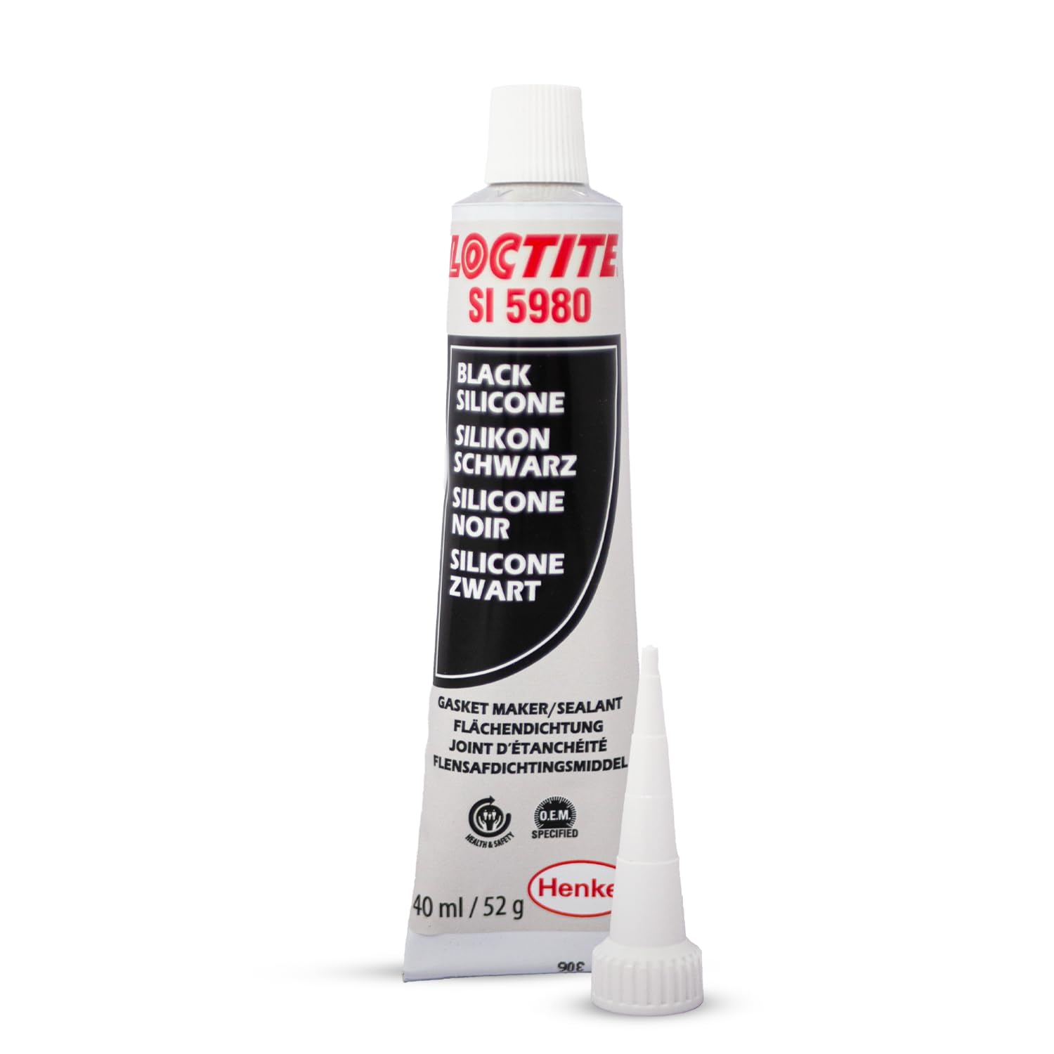 Loctite 1718284 Silkonflächendichtungsmasse, 40 ml, Schwarz von Loctite