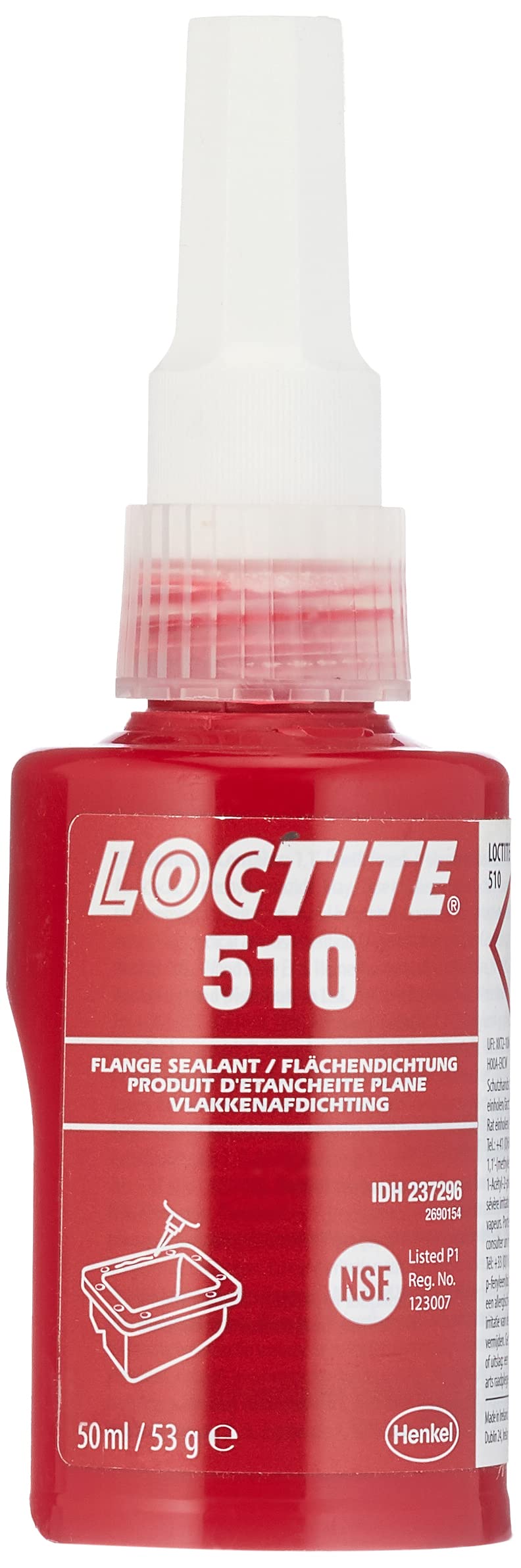 Loctite 237296 510 Flächendichtung mittelfest hochtemperaturbeständig 50 ml von Loctite