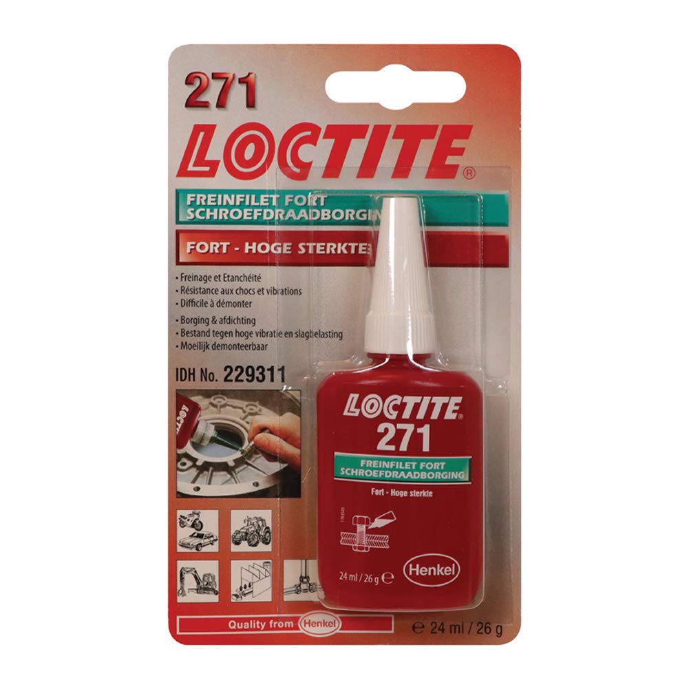 Loctite 271 Schraubensicherung hochfest (rot) 24ml von Loctite