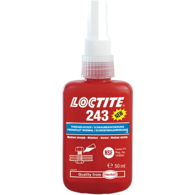 Loctite Schraubensicherung Loctite 50ml Mittelfest 243 (1,63 € pro 1 ml) von Loctite