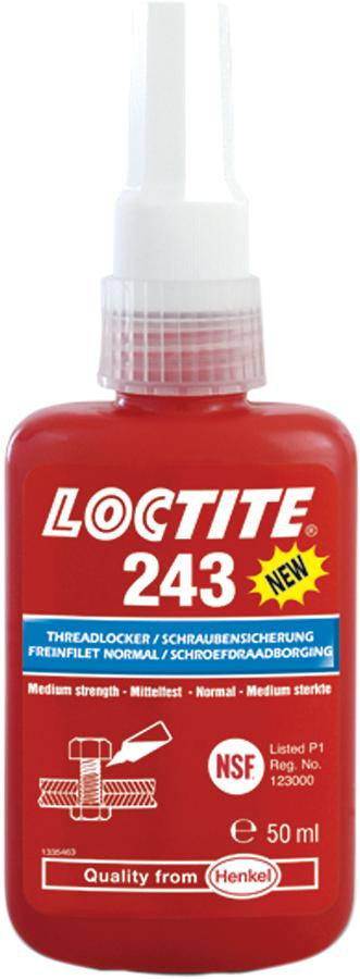 Schraubensicherung Loctite 50Ml Mittelfest 243 (1,55 € per 1 ml) von Loctite