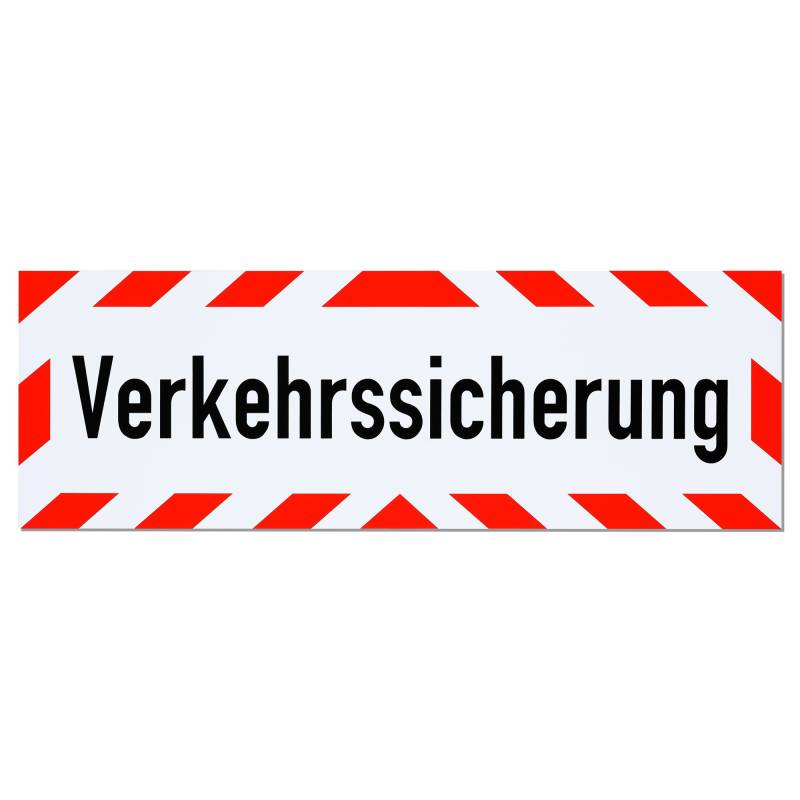 LOHOFOL Magnetschild Verkehrssicherung | Schild magnetisch | lieferbar in DREI Größen (35 x 11 cm) von LOHOFOL