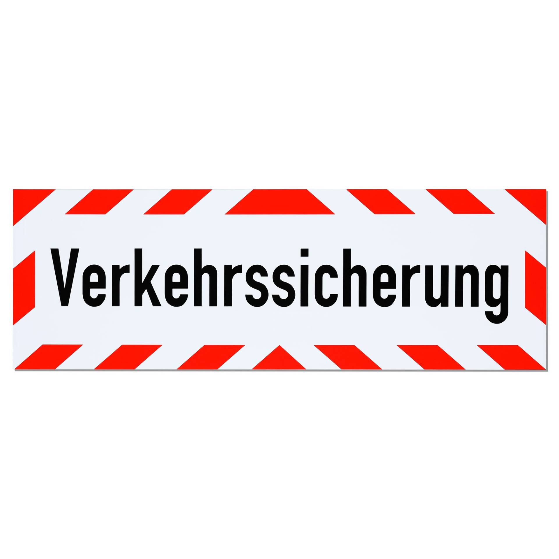 LOHOFOL Magnetschild Verkehrssicherung | Schild magnetisch | lieferbar in DREI Größen (65 x 20 cm) von LOHOFOL