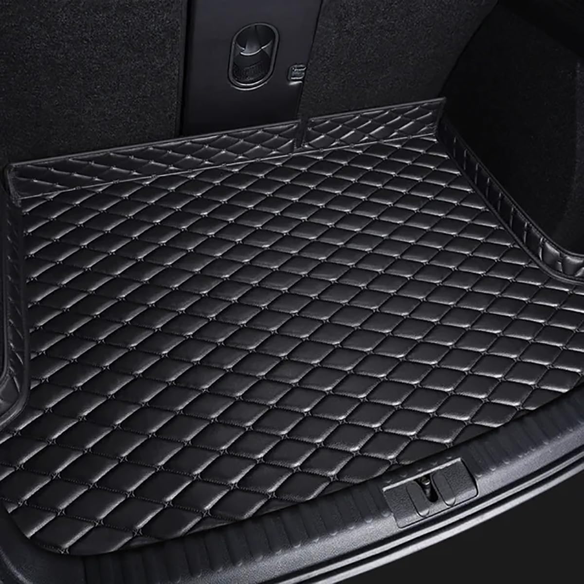 1 STÜCK High Side Kofferraummatte für Dongfeng Forthing T5 EVO 2021-2023, High Edge Kofferraummatte, PU-Leder, wasserdicht/schmutzabweisend, All Black 1 STÜCK High Side Kofferraummatte für Dongfeng Forthing T5 EVO 2021-2023, High Edge Kofferraummatte, PU-Leder, wasserdicht/schmutzabweisend, All Black von LohxA