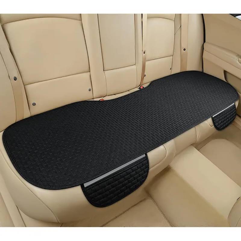 LohxA Autositzbezug für MG HS PHEV EHS AS23 2020 2021 2022 2023, Vorder- und Rücksitzkissen, schützende Sitzkissen, rutschfest, 3 Stück/Set, D-Black-Rear von LohxA