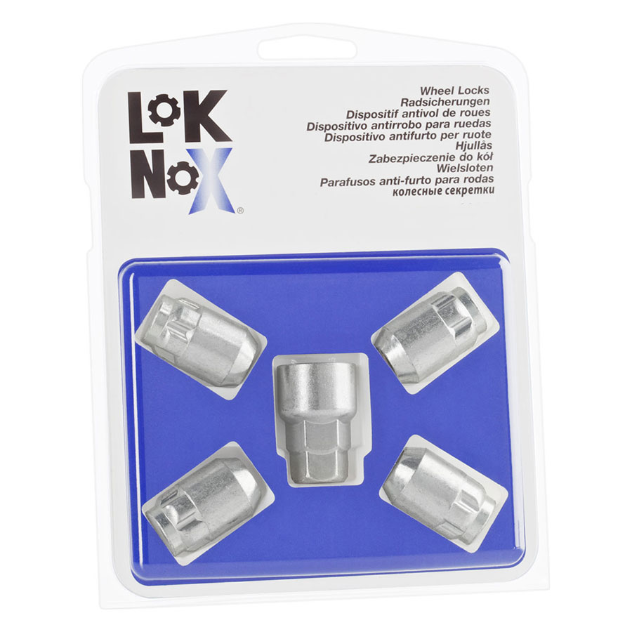 LokNox Felgenschlossbolzen Kegelbund, M12 x 1,5 x 24 mm, in Silber, 1 Set = 4 Stück LokNox Felgenschlossbolzen Kegelbund, M12 x 1,5 x 24 mm, in Silber, 1 Set = 4 Stück von LokNox