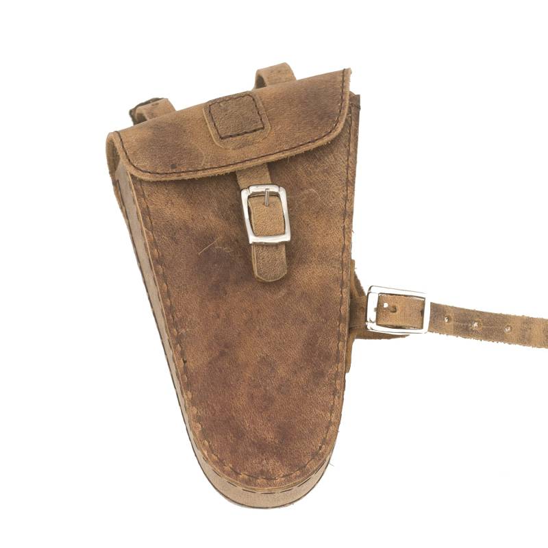London Craftwork Frame Fahrradtasche Echtleder in Vintage Braun TRIGL-RAW von London Craftwork