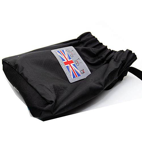 London Craftwork Regenschutz Satteltasche für Brompton Fahrradtasche Lenker Magnetisch Schnalle Tasche von London Craftwork