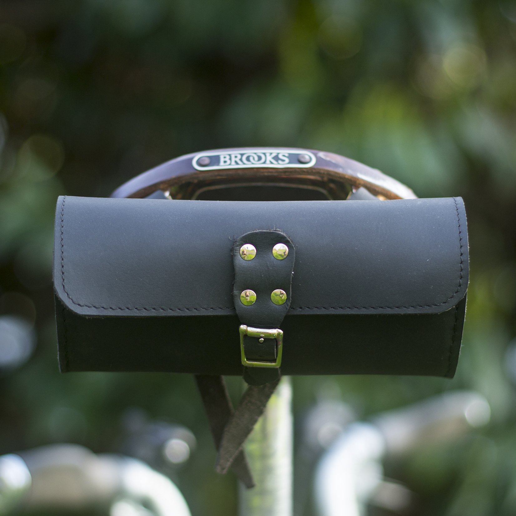 London Craftwork Satteltasche aus echtem Leder, schwarz, gut für Brooks Sattel BROO-BL London Craftwork Satteltasche aus echtem Leder, schwarz, gut für Brooks Sattel BROO-BL von London Craftwork