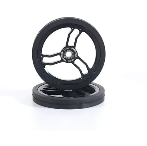 Stilvolle Räder 80mm für Brompton Modell 2023 schwarz Stilvolle Räder 80mm für Brompton Modell 2023 schwarz von London Craftwork