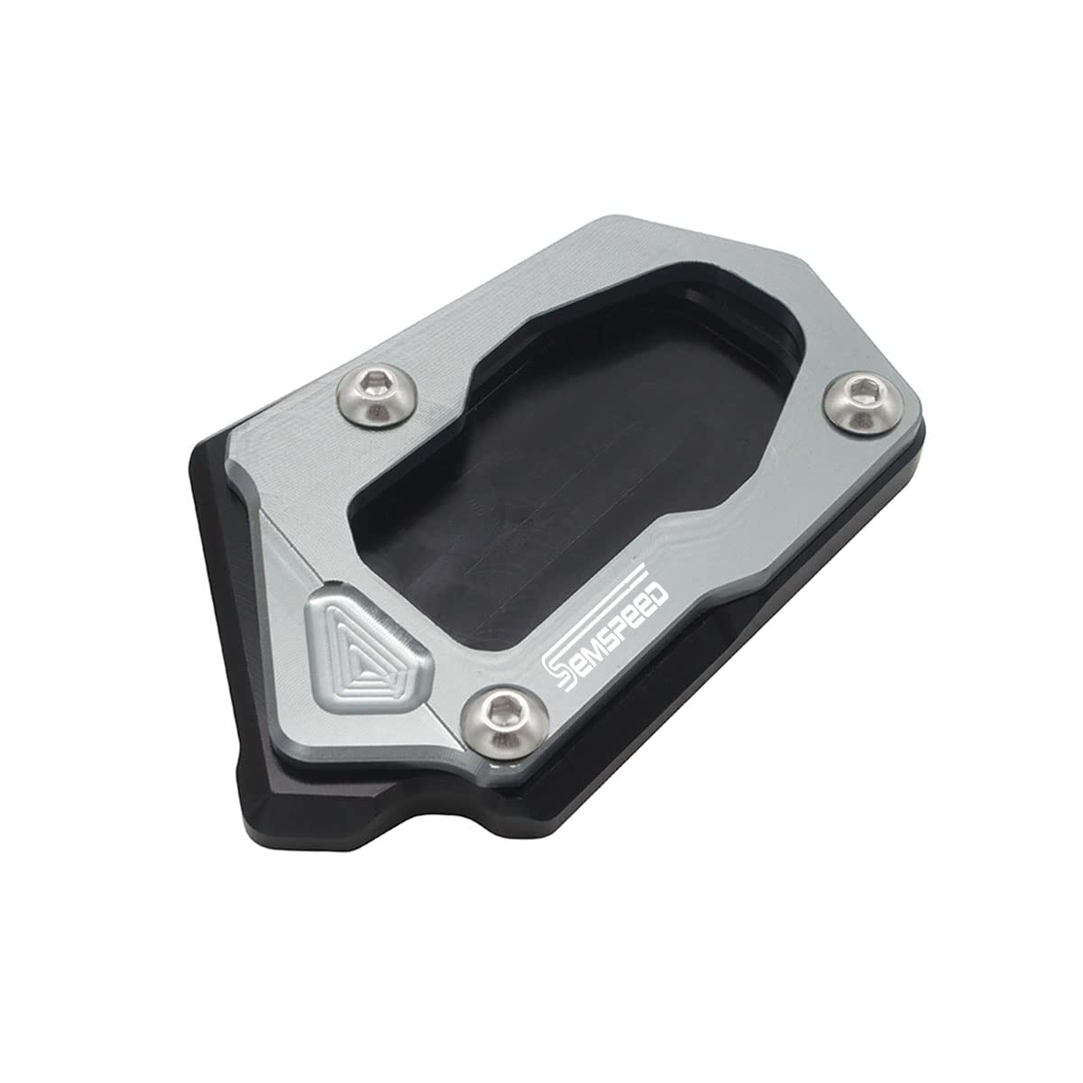 LongGreat CNC Aluminium Motorrad Seitenständer Unterstützung Fuß-Verbreiterung Ständer Platte für Aprilia RS660 Tuono 660 2020 2021 (Grau) von LongGreat