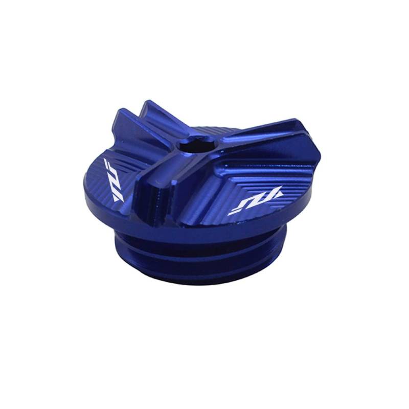 Motorrad Aluminium öldeckel Schraube Filter Cap Tank Abdeckungen Für Yamaha YZF R1 R3 R6 R7 R1M R1S R6S R125 R25 R15 (Blau) von LongGreat