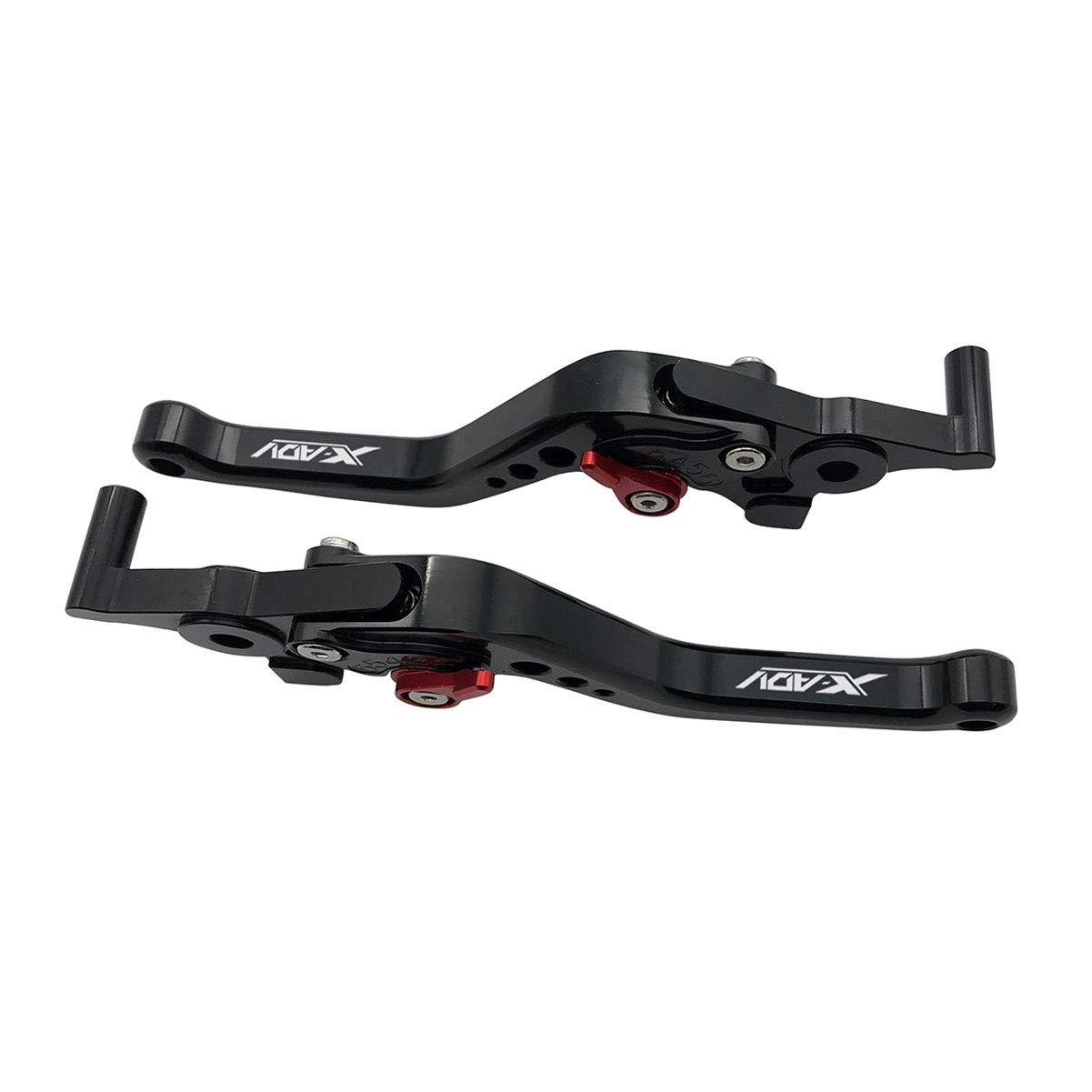 X-ADV 750 Motorrad Einstellbar Faltbar Brems kupplungshebel CNC Aluminium für Honda X-ADV 750 2017-2022 (Schwarz,1) von LongGreat
