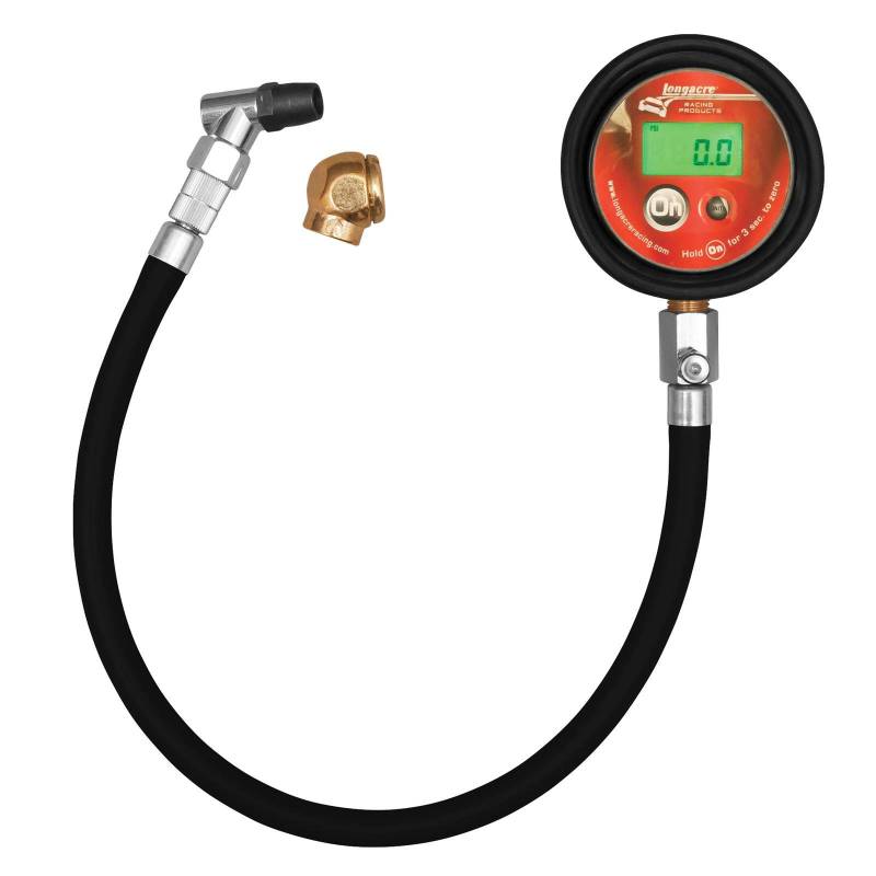 Longacre 50321 Semi Pro Digital Tire Gauge 0–60 PSI mit Winkel Chuck von Longacre